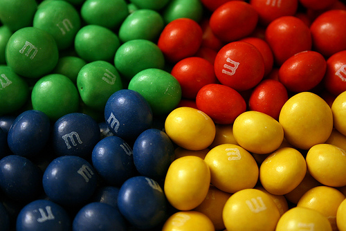 m&amp;ms sorteren
